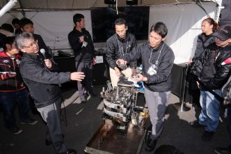 MAZDA FAN FESTA 2017 in OKAYAMA　10Aエンジンの分解組立ショー