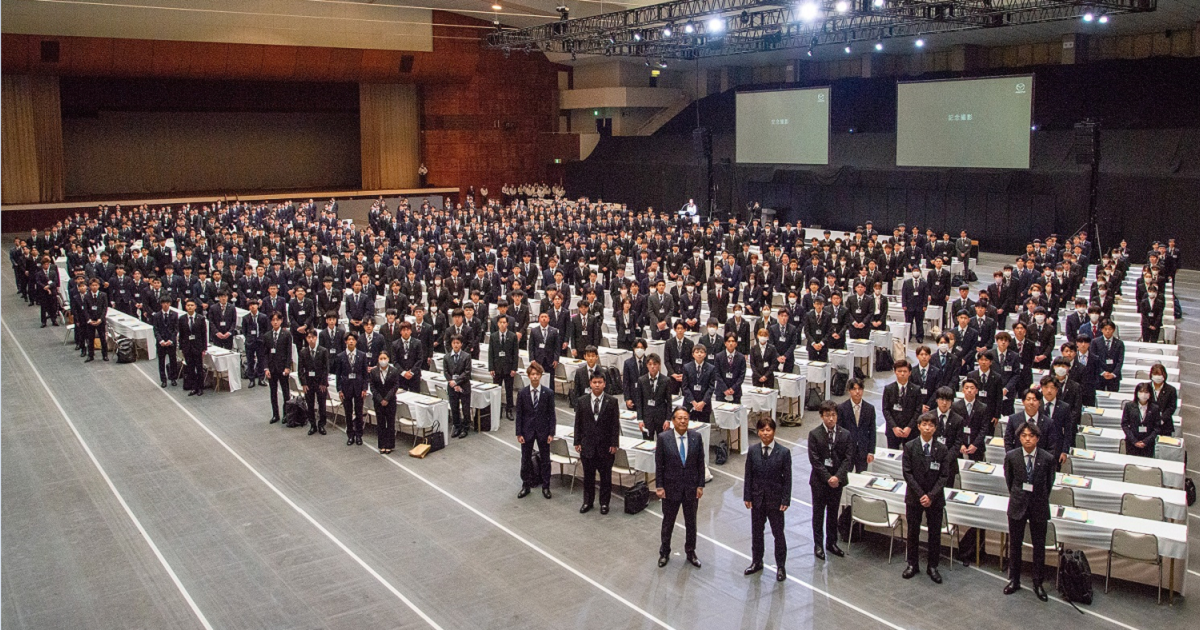 2023年度マツダ入社式、590名の新入社員が仲間に加わりました！
